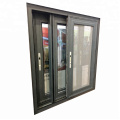 Best price aluminum window office interior sliding windows with mosquito nets